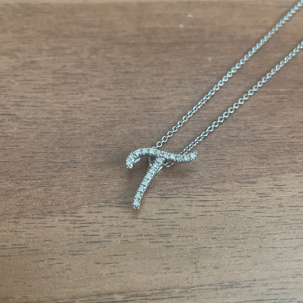 Monogram T Necklace - image 1